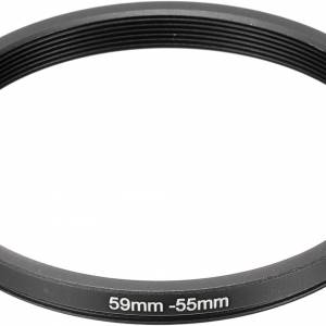 59mm - 55mm Aluminum Step Down Ring (濾鏡接環)