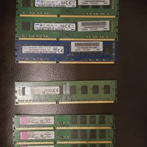 Samsung, SK hynix, Kingston RAM 記憶體