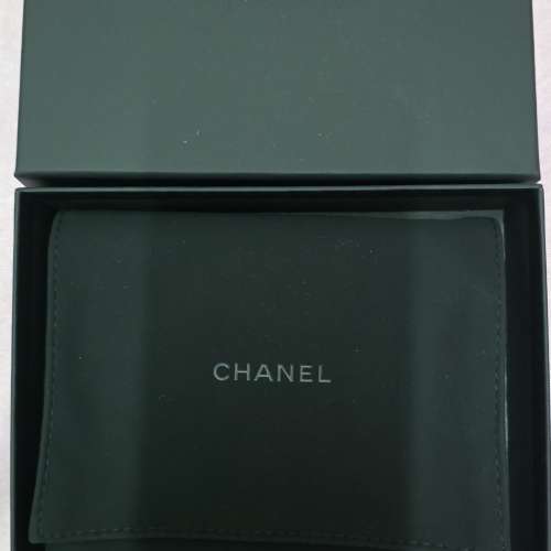 全新CHANEL粉色細號銀包