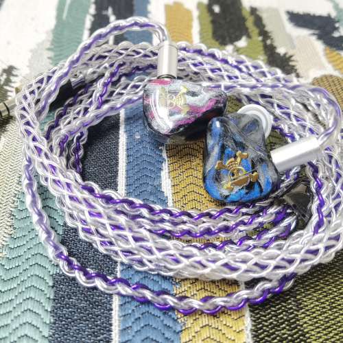 紫龍16絞單晶純銀銅耳機線 升級線 64 audio jh audio Shure westone fender campfi...