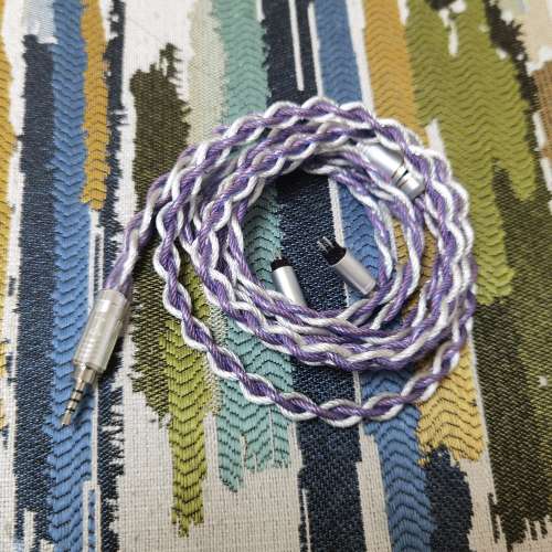 醇音 7N石墨烯古河銅鍍銀/銅銀合金升級線耳機線 QDC UE VE Shure inear fitear fen...