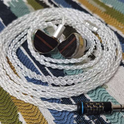 極級 5N超純銀 耳機線 升級線 Shure SENNHEISER fender compfire westone  2.5mm3....