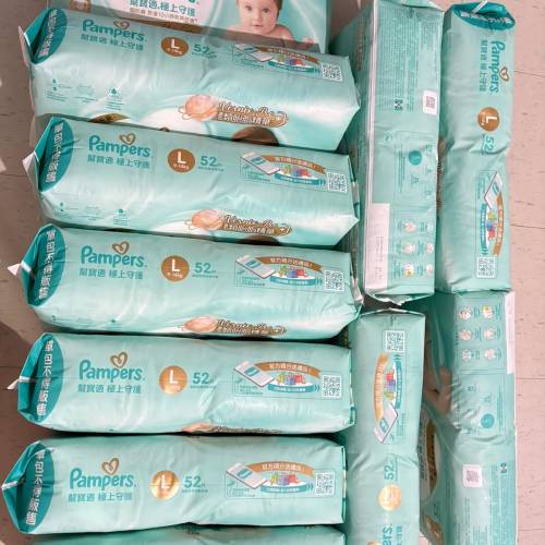 Pampers（L碼）紙尿片52片裝 全部11包