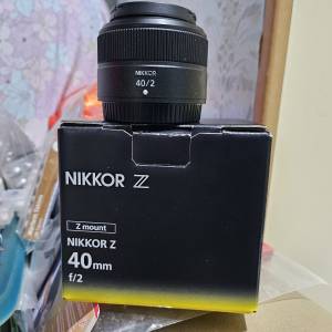 Nikon z 40mm f2