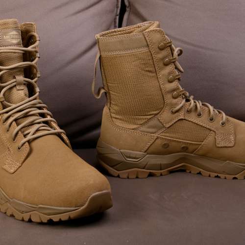 美國MERRELL高筒沙漠透氣戰術靴(EUR43）