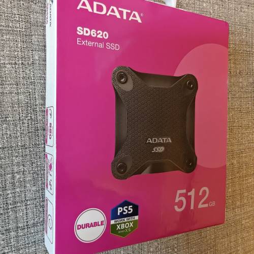 全新未開 ADATA SD620 512GB USB Portable SSD