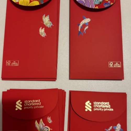 Standard Chartered Priority Private Red Packets 渣打私人銀行利是封 - $110