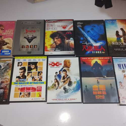 西片電影dvd    金剛骷髏島，八級大地震已經售出