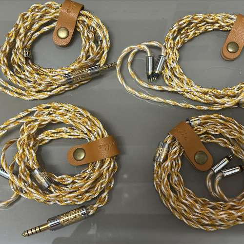 (日本耳機升級線)(銀蝴蝶シルバーバタフライ)TOKUGAWA-JP經冷凍處理-156℃及72時間...