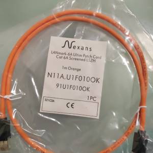 Lot of 5 Patch cord  Cat6A 高速 上網線 100元5條