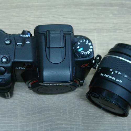 Sony A700 with AF18-55mm SAM kit lens body --- A mount