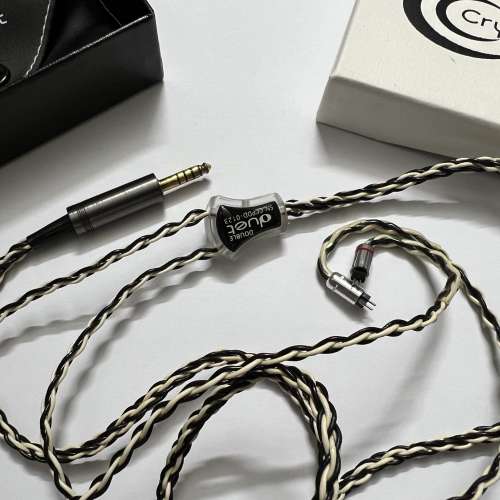Crystal Cable Double Duet 1.2M 4.4mm 2pin