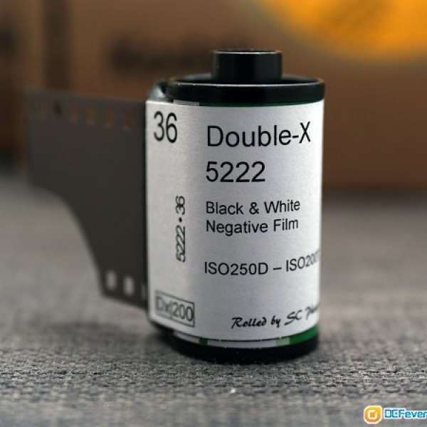 Kodak 5222 Double-X movie black & white film