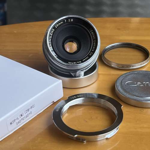 Canon 28mm f/2.8 LTM 旁軸鏡頭