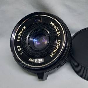 Minolta Rokkor 38mm F2.7 M-mount (拆自 hi-matic SD 菲林機,改成Leica-M腳) 有對焦...