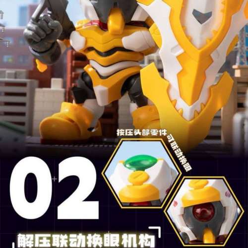 聖斯基 x 新世紀福音戰士 SOSKILL EVA Q版 模型 盲盒 Mark.06 零號機 8號機 2號機 ...