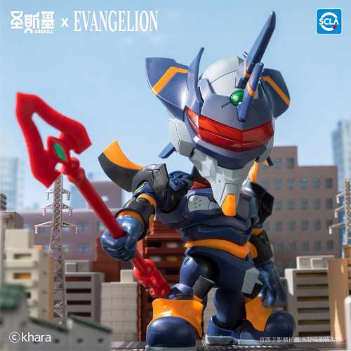 聖斯基 x 新世紀福音戰士 SOSKILL EVA Q版 模型 盲盒 Mark.06 零號機 8號機 2號機 ...