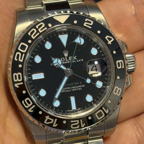 ROLEX 勞力士 格林尼治型 II GMT-MASTER II 116710LN 綠針 舊款