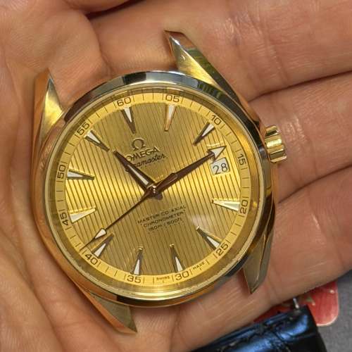 OMEGA SEA MASTER AQUA TERRA 18K