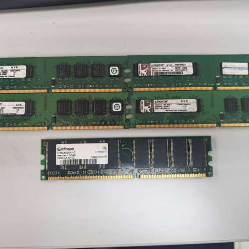 Desktop + Notebook ram (DDR1, 2 , 3) 都有