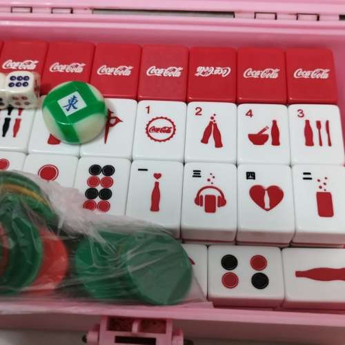 可口可樂限量版麻雀新年打牌有盒 coca cola mahjong game new year limited edition