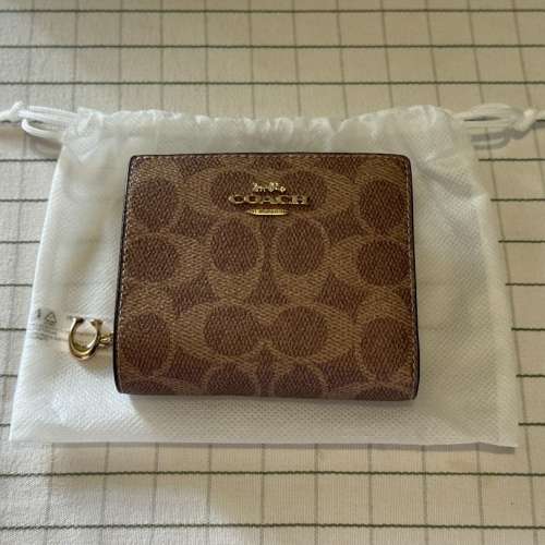 100% 新 COACH 銀包