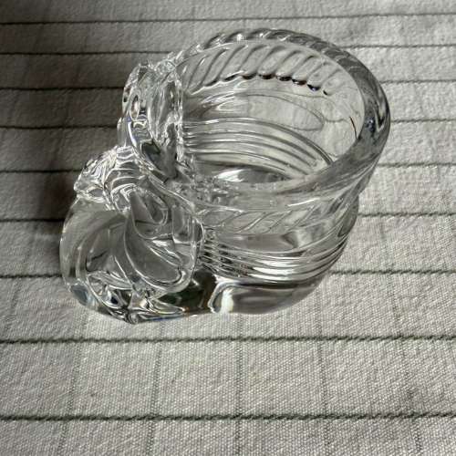 法國 Verrerie-Cristallerie d&rsquo;Arques 超名貴極罕有透明水晶擺設 鞋 天鵝 嬰兒車 ...