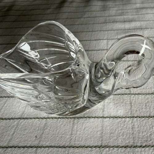 法國 Verrerie-Cristallerie d&rsquo;Arques 超名貴極罕有透明水晶擺設 鞋 天鵝 嬰兒車 ...