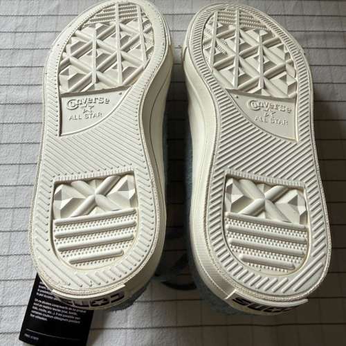 全新 Converse One Star Pro 猄皮波鞋 粉藍色 附兩對鞋帶 UK 4 號