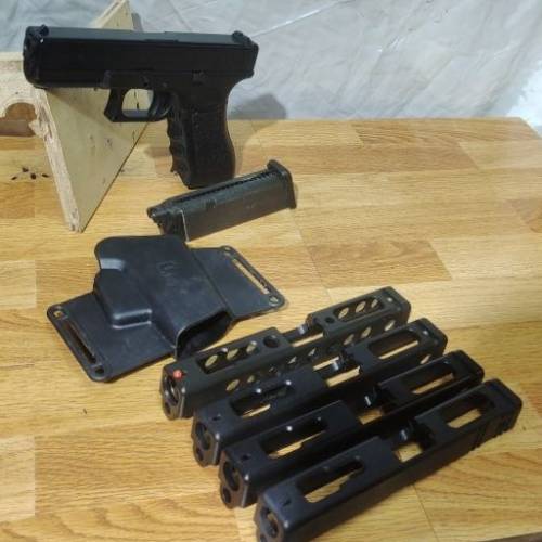 KSC Glock 17 Gbb+Holster+4 滑套