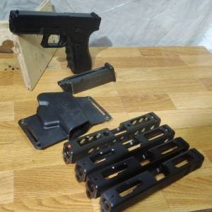 KSC Glock 17 Gbb+Holster+4 滑套