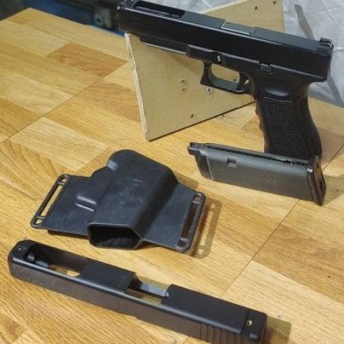 KSC Glock 34 +  澳洲holster + 滑套