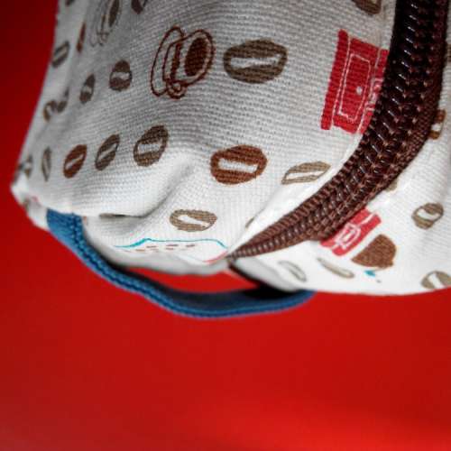 拉鍊袋，花布質料