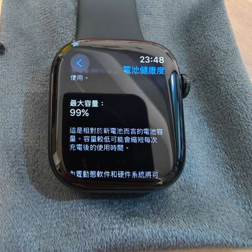 80%新 香港行貨 黑色 Apple Watch S10 42MM GPS 有AppleCare+ 無盒