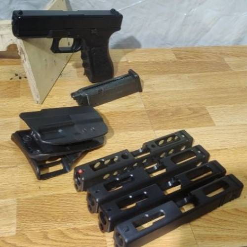 KSC Glock 17 Gbb+US Holst+4 滑套
