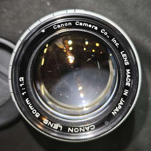 canon 50/1.2 佳能 50mm 50 for Leica 徠卡 M 90%new 鏡片有花 整體通透 冇成像正常...