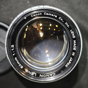 canon 50/1.2 佳能 50mm 50 for Leica 徠卡 M 90%new 鏡片有花 整體通透 冇成像正常...