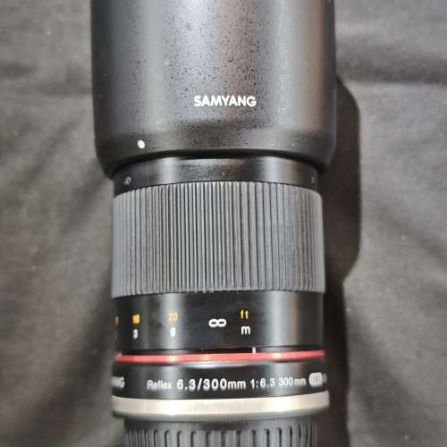 samyang 三陽 300/6.3 APSC Reflex UMC CS for canon 佳能 EFS 300mm 300 MF 冇盒冇...