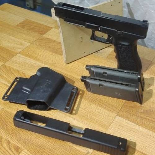 KSC Glock34 + 2匣 + holst +滑套