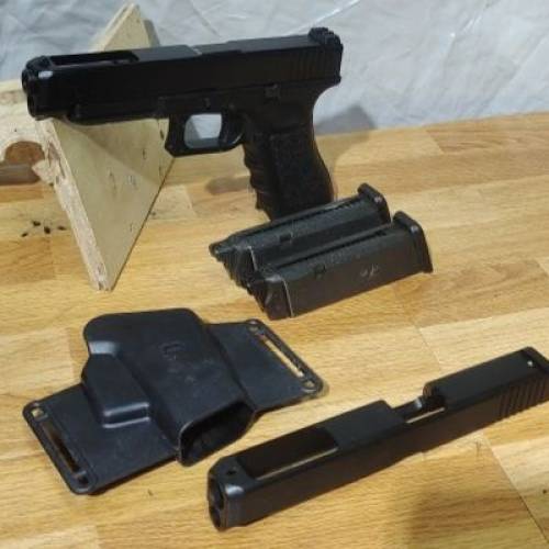 KSC Glock34 + 2匣 + holst +滑套