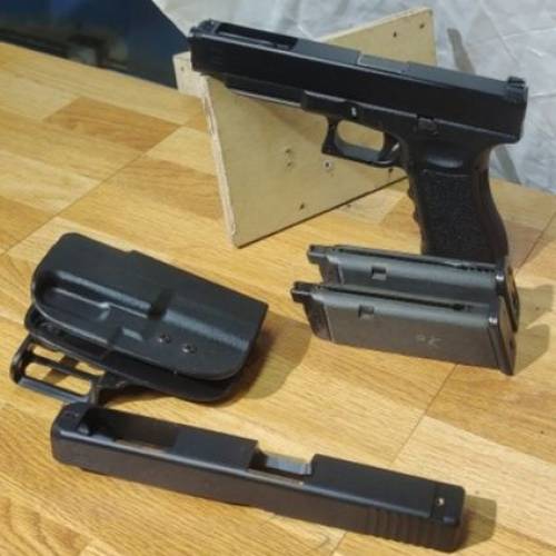 KSC Glock34 + 2匣 +holster +滑套