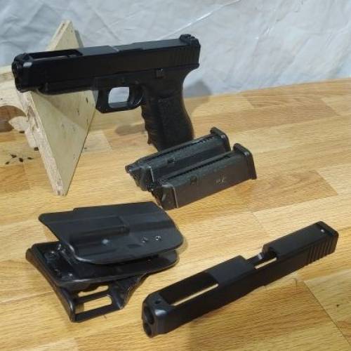 KSC Glock34 + 2匣 +holster +滑套