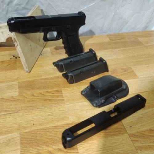 KSC Glock34 + 2匣 +  pouch +滑套