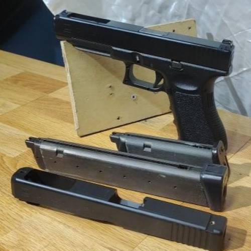 KSC Glock34 + 1長1短2匣  +  滑套