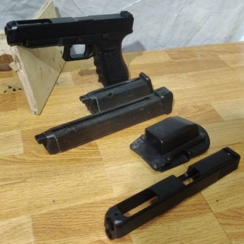 KSC Glock34 +1長1短 2匣 + pouch+滑套