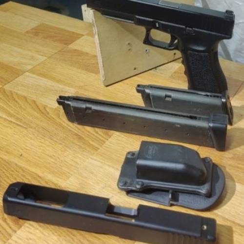 KSC Glock34 +1長1短 2匣 + pouch+滑套