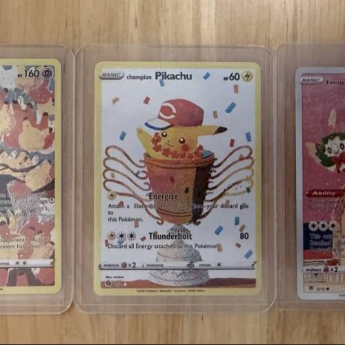 Pokemon 美版 Mimikyu, Pikachu, Rowlet