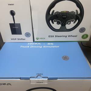 放99%新MOZA Racing R5 直驅貨車套裝+HGP變速器+ESX方向盤