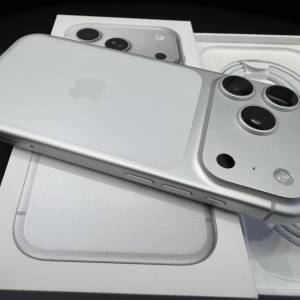 99%New iPhone 17 Pro 256GB 銀色 香港行貨 蘋果保養到2026年9月18日 電池100% 全套...