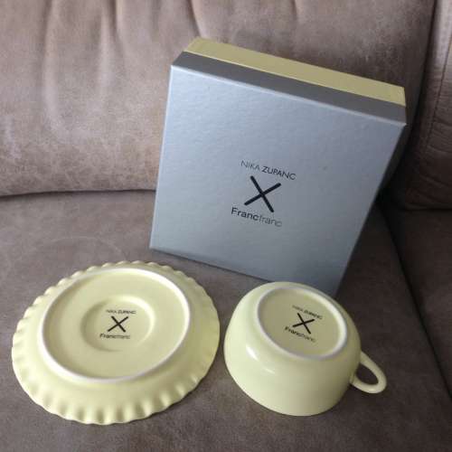 🍬 FRANC FRANC X NIKA ZUPANC Cup and Saucer NEW 全新陶瓷杯碟🍬